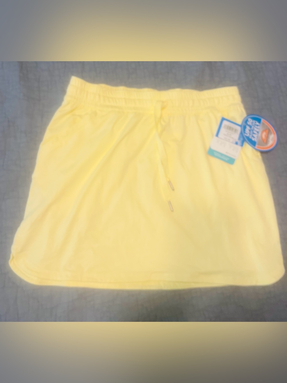 Columbia Light Yellow UPF 50 Active Skirt